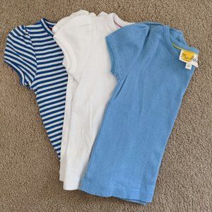 Mini Boden Short-Sleeved Pointelle Top Bundle (3 Shirts)  (4-5)